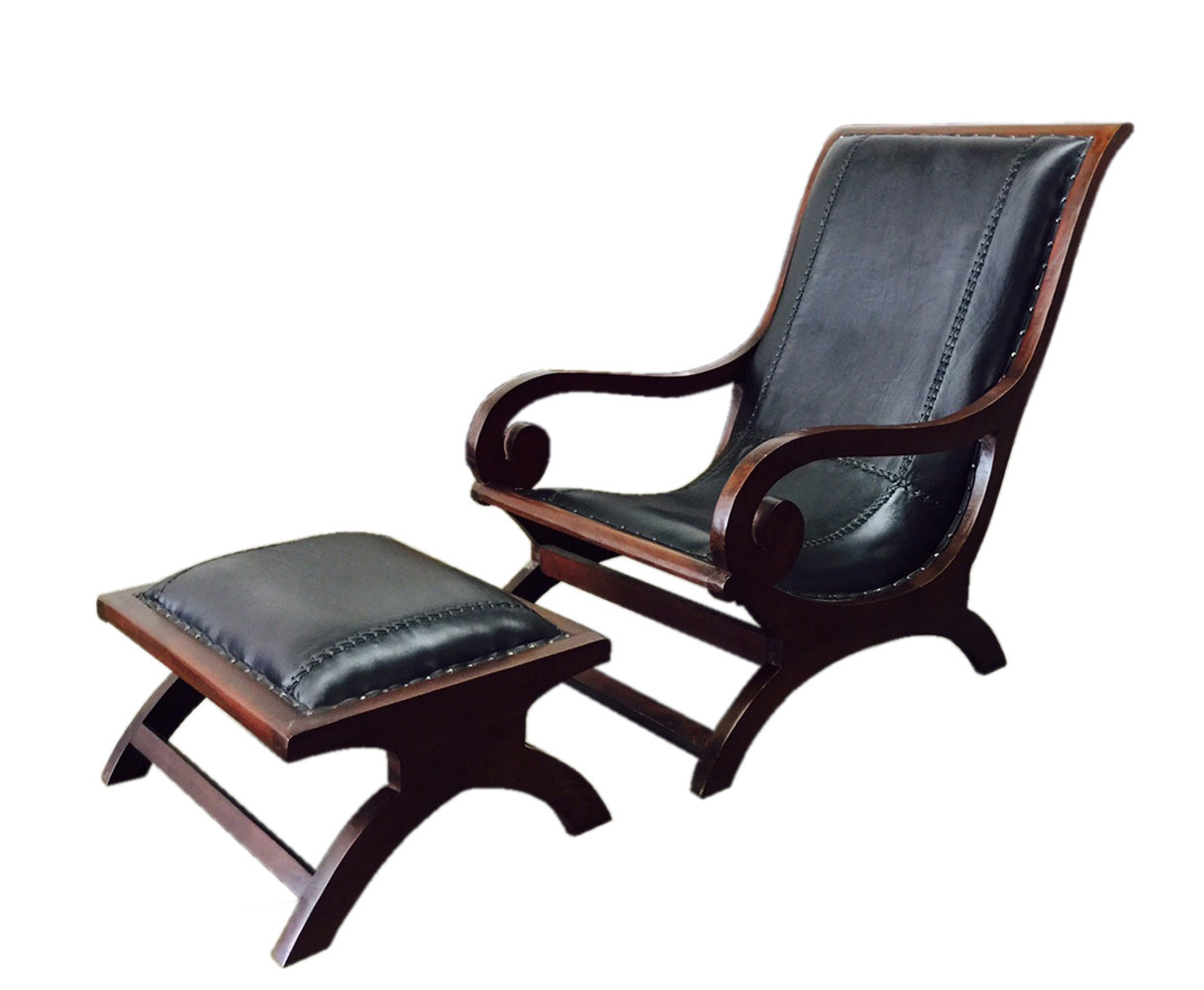 Darby Home Co Dewayne 23.25 Wide Genuine Leather Lounge Chair and Ottoman Reviews Wayfair